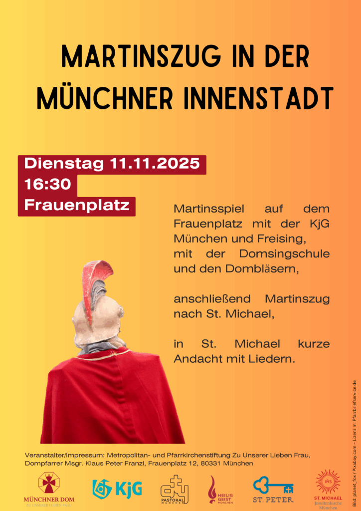 Martinszug in der Münchener Innenstadt