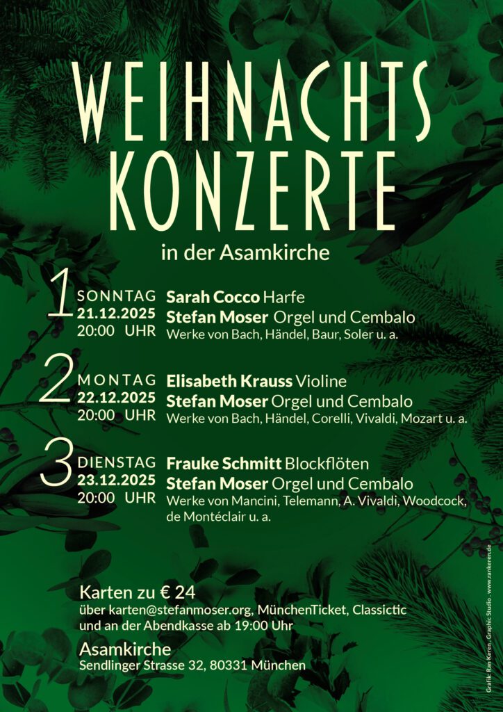 Weihnachtskonzerte in der Asamkirche